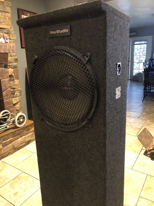 Pair HUGE Welton Carpeted Pro Studio 15