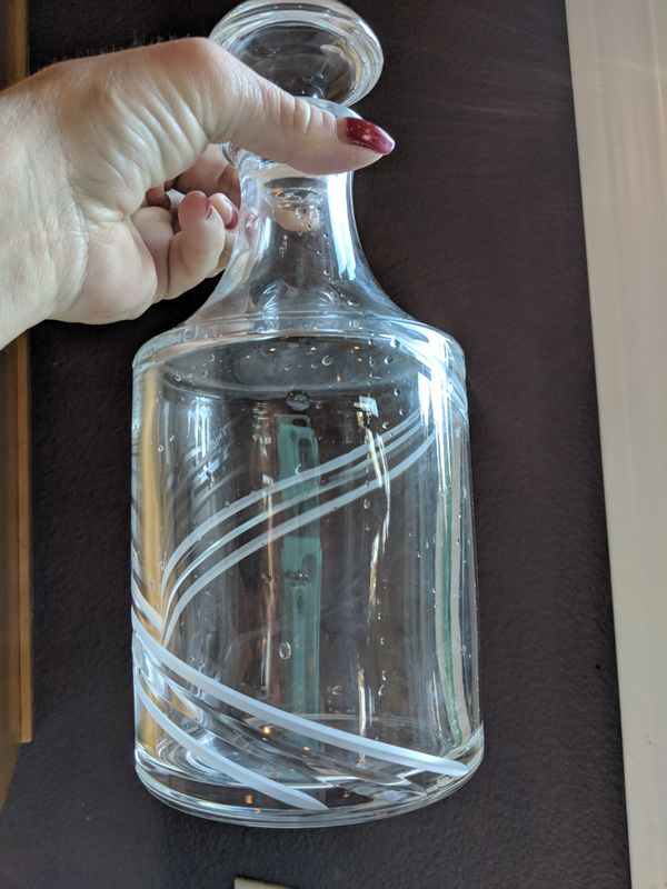 Mikasa Crystal Decanter with matching glasses for Sale in Tigard, OR