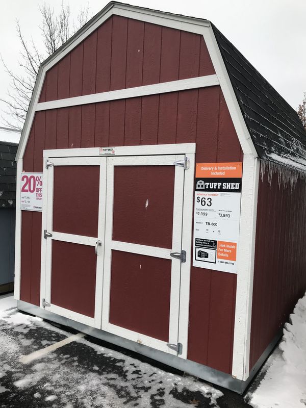 Tuff Shed TB-600 10’x12’. $3,194 for Display Model. for 