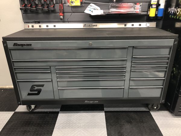 Snap On Kra Storm Gray Tool Box With Rhino Top For Sale In Las Vegas Nv Offerup