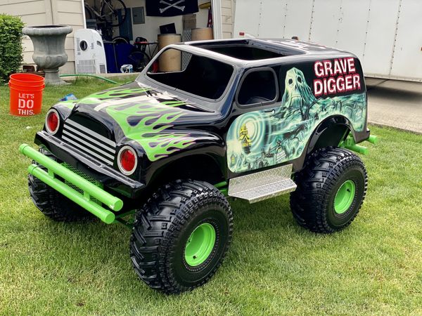 Real Grave Digger Mini Monster Truck Kart for Sale in