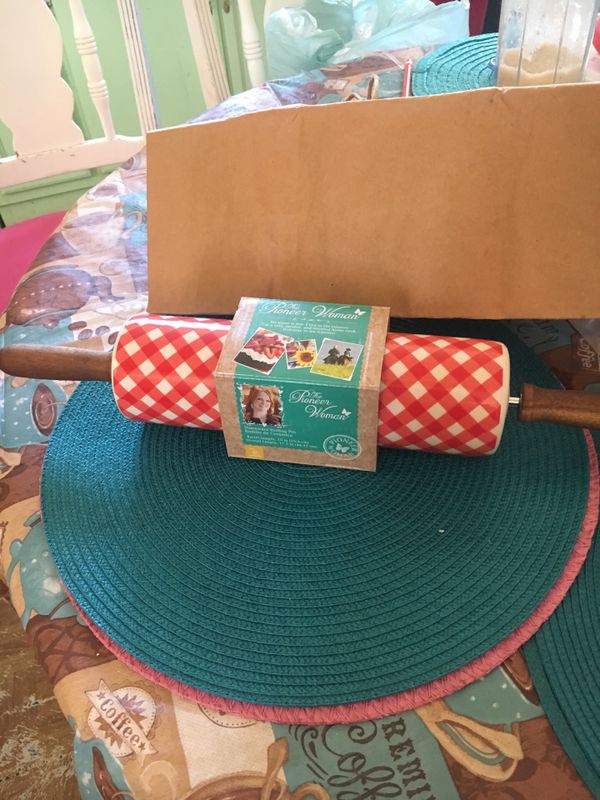 Pioneer Woman checker rolling pin for Sale in Riverside, CA OfferUp