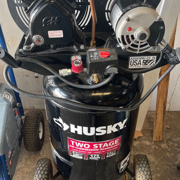 Husky 30 Gal. 175 PSI Electric Portable 2-Stage Air Compressor for Sale ...