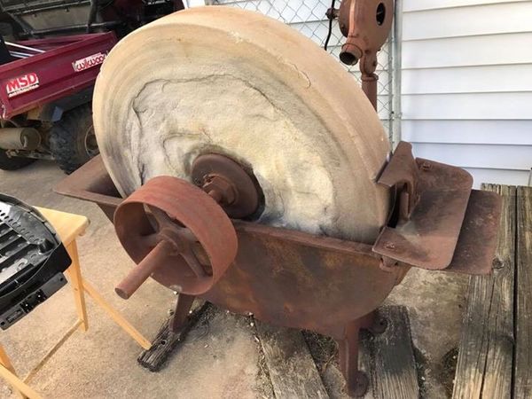 Antique Grinding Stone/Sharpening Wheel for Sale in Dallas, TX - OfferUp