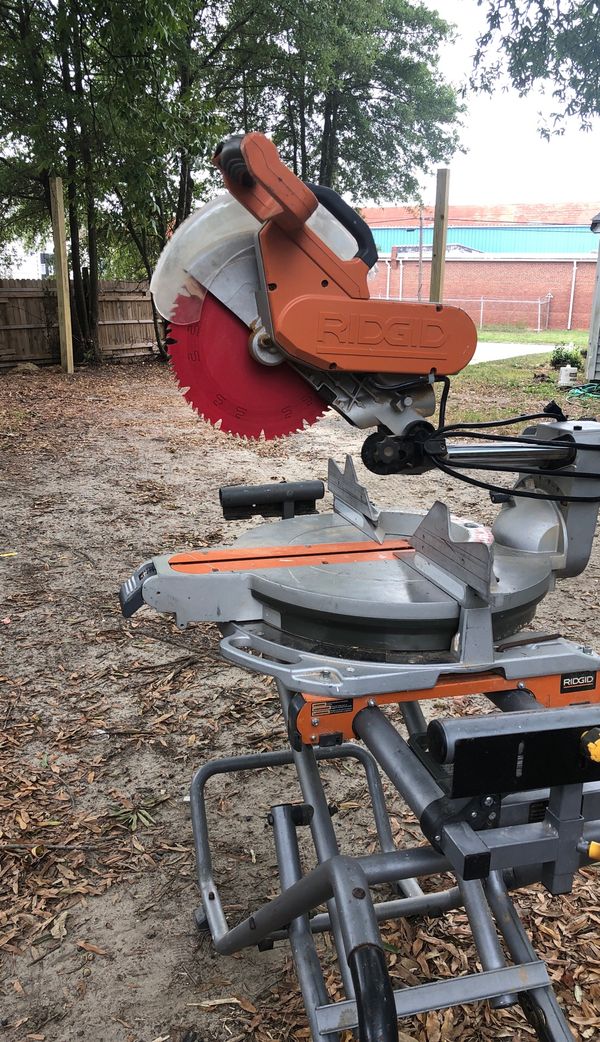 Ridgid 12 miter saw and stand for Sale in Henderson, NC - OfferUp
