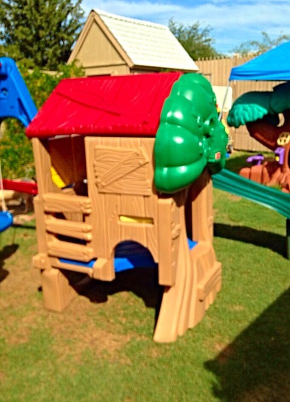 Fisher Price Backyard Treehouse With Detachable Climber ...