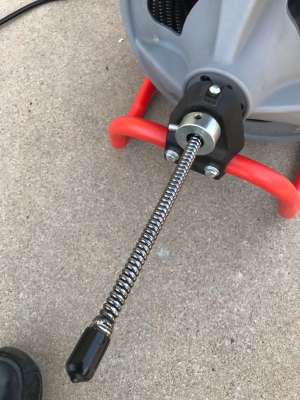 Ridgid K40012 Drain snake Plumbing Tool with cable & Wheel