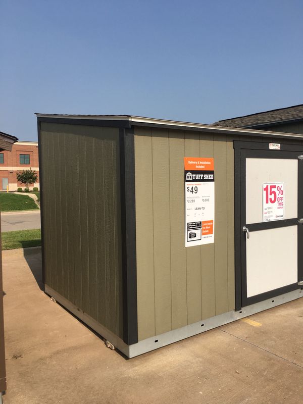 tuff shed lean-to for sale in oklahoma city, ok - offerup