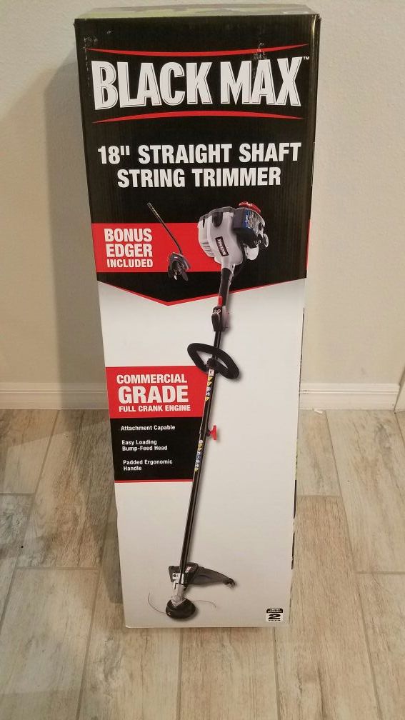 Black Max 18 Inch String Trimmer with Edger for Sale in Wesley Chapel ...