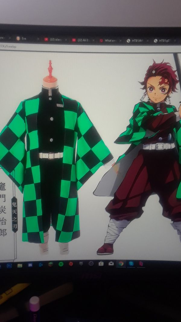 Tanjirou Demon Slayer costume for Sale in Weston, FL - OfferUp