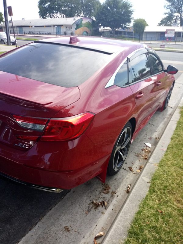 2018 clean title honda accord sport 2.0t manuel 5k miles pink slip in