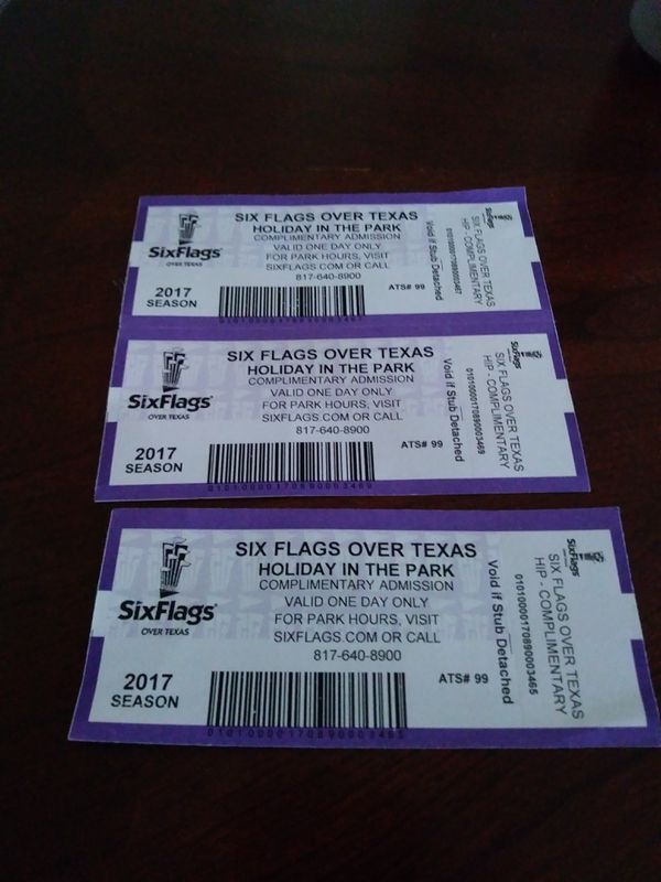Six flags tickets for Sale in Arlington, TX OfferUp