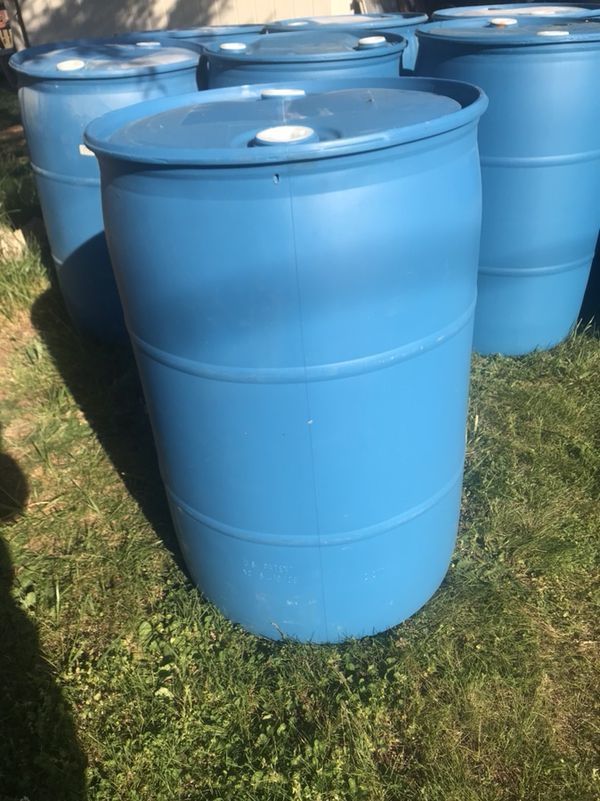 55 gallon barrels drums floating dock sealed top for Sale in Margate ...