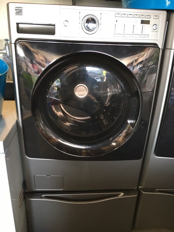 SEARS Kenmore Elite Washer/Gas Dryer/Pedestals Set FL/Original Receipts