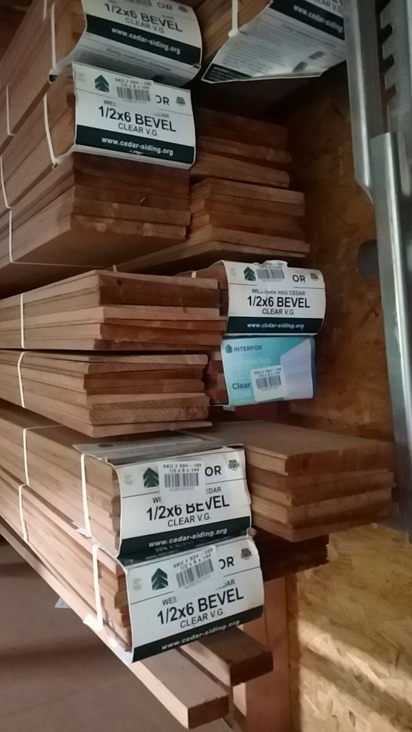 Clapboard cedar 1/2 x 6 for Sale in Trumbull, CT OfferUp