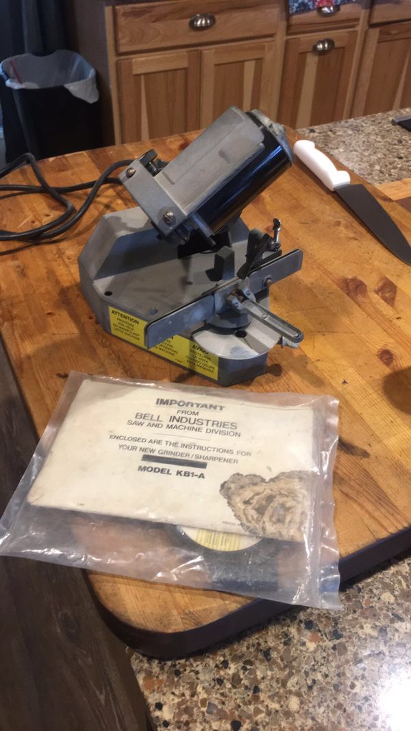 Chainsaw sharpener, Made In USA by Bell Industries, model kb1-a for