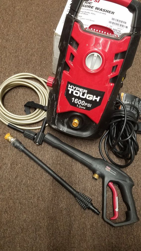 Hyper Tough Pressure Washer 1800 Psi Manual