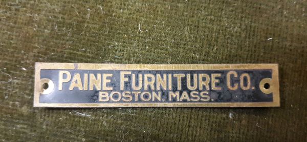 Paine Furniture Co Boston Mass Mahogany Expandable Game Table