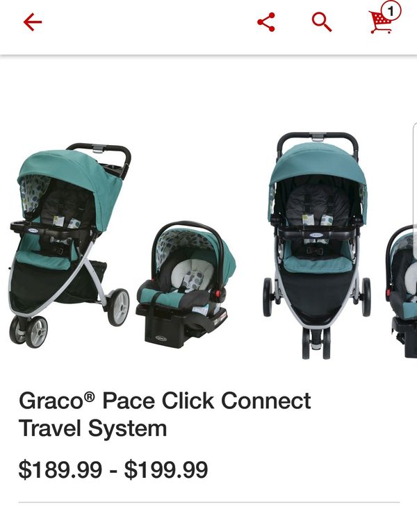 graco pace stroller travel system