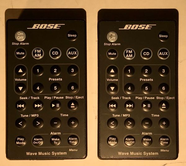 USbose wave music system remote control for AWRCC1 AWRCC2 Radio/CD blkSEAPair for Sale in
