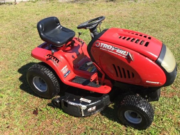 Riding Mower Troy Bilt 42 18 5hp 2003 Recent Tuneup Runs And Cuts