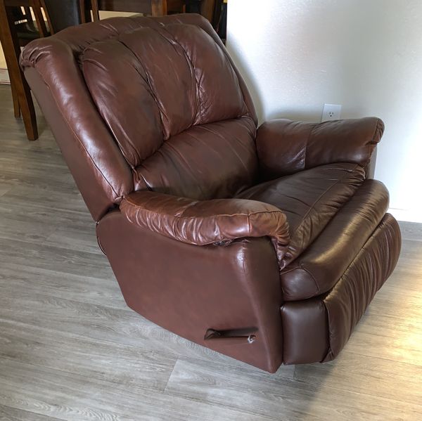 Brown Leather Lazy Boy Rocker Recliner for Sale in Henderson, NV - OfferUp