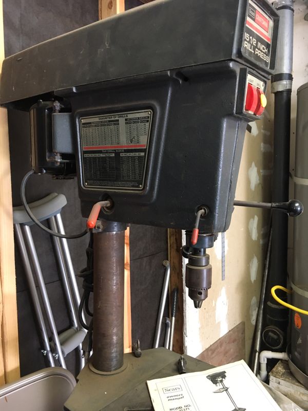 Craftsman Sears Roebuck 15 1/2” drill press Made In USA for Sale in Upland, CA OfferUp