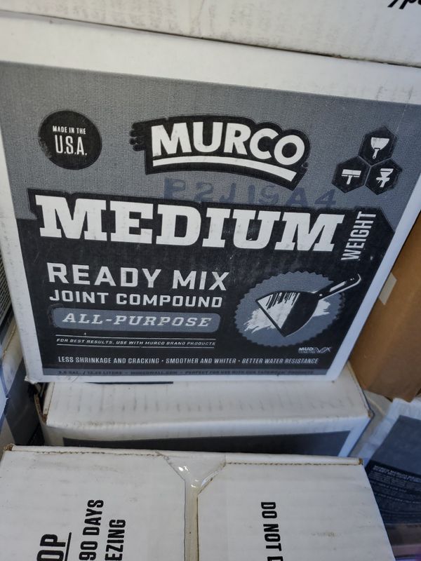 55 new boxes drywall mud= murco= 4.5 dollar each for Sale in Glendale, AZ OfferUp