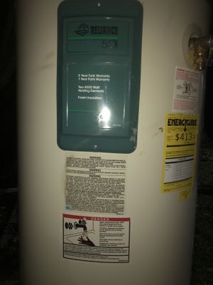 Reliance 501 Water Heater Manual - Reliance Water Heater Liquid Propane