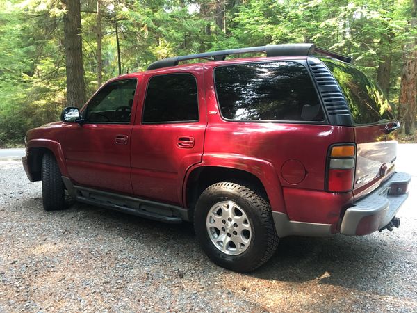 2005 Maroon Chevrolet Z71 Tahoe for Sale in Tacoma, WA - OfferUp