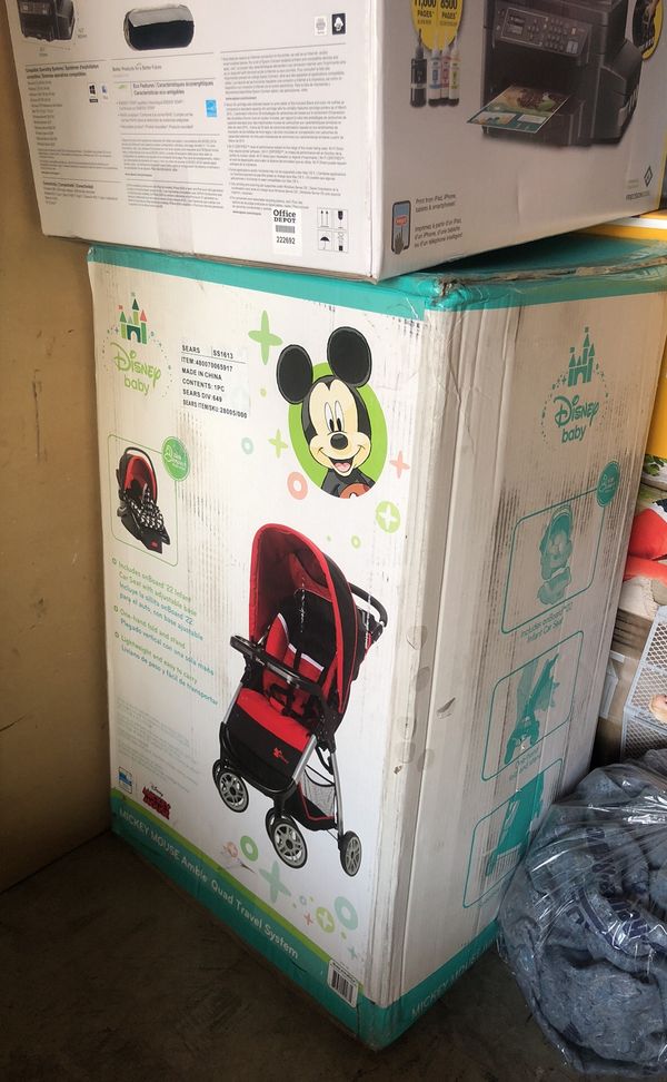 mickey mouse car seat and stroller target