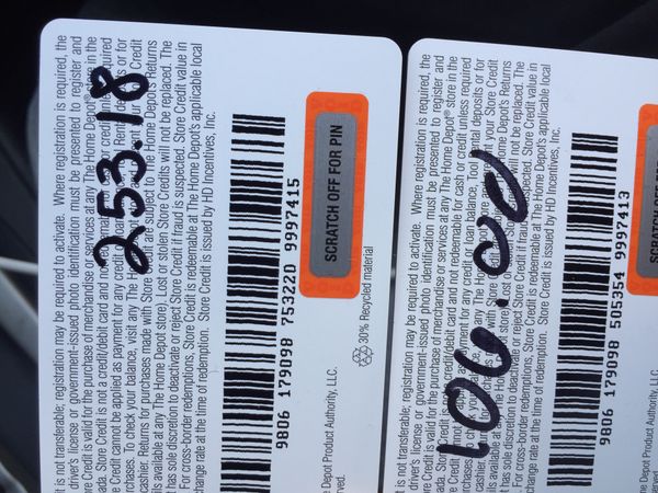 Home depot store credit cards for sale in chesapeake va offerup