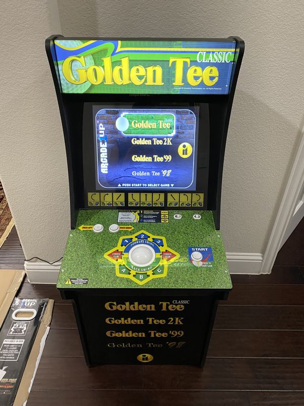 Arcade 1Up Golden Tee Classic Golf Arcade fully Assembled with Riser for Sale in Frisco, TX