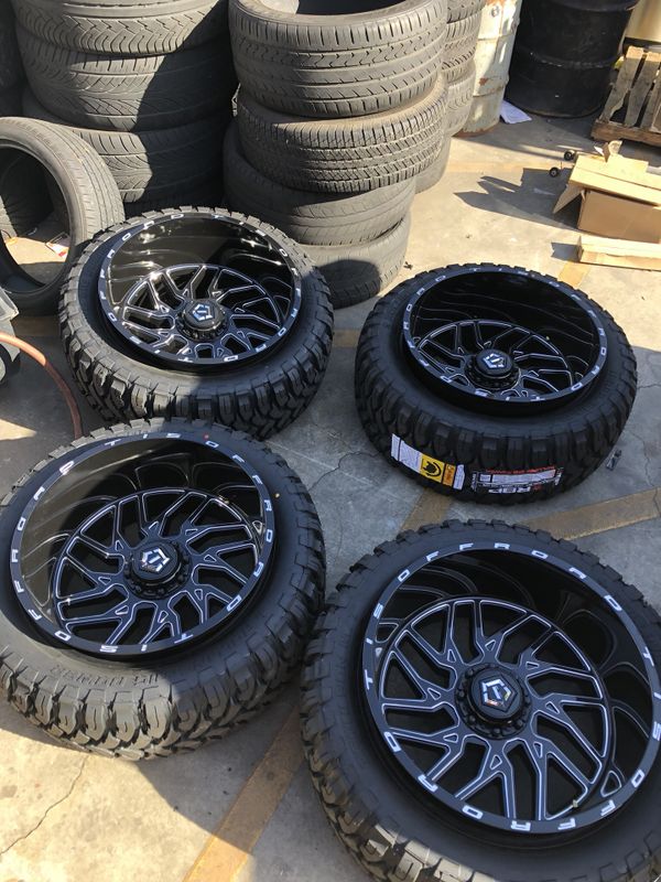 24x14 TIS 544MB WHEEL AND TIRE PACKAGE 6x5.5/6x135 for Sale in South