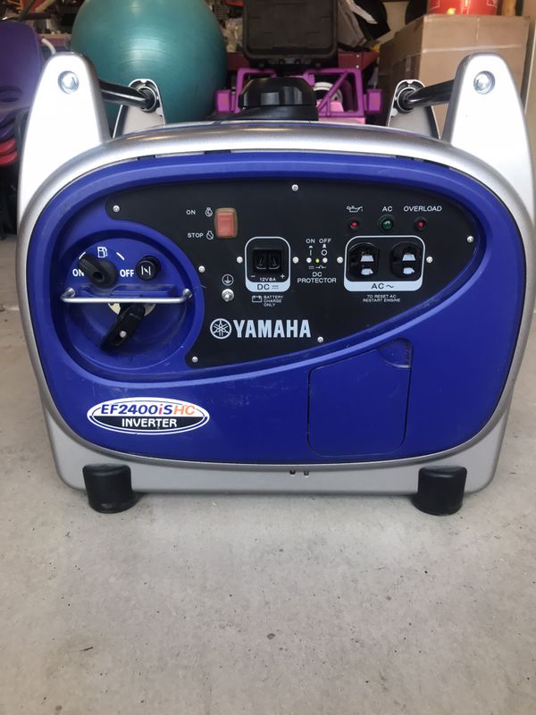 YAMAHA EF2400ISHC 2400 WATT INVERTER GENERATOR for Sale in Chandler, AZ