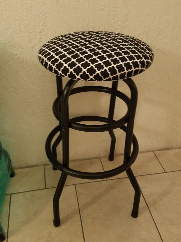 Newly Refurbished Black Bar Stools Unique One Of A Kind Set 2 For Newly Refurbished Black Bar Stools Unique One Of A Kind Set 2