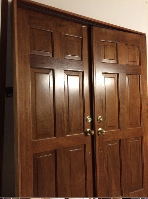 Solid Mahogany Entry Door With Frame 79 inches tall x 5 Solid Mahogany Entry Door With Frame 79 inches tall x 5