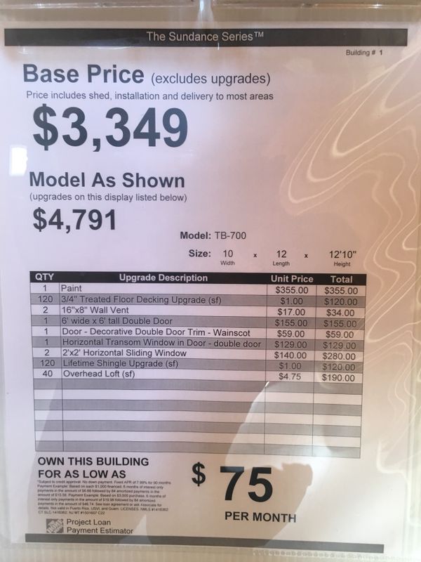 new and used shed for sale in lafayette, la - offerup