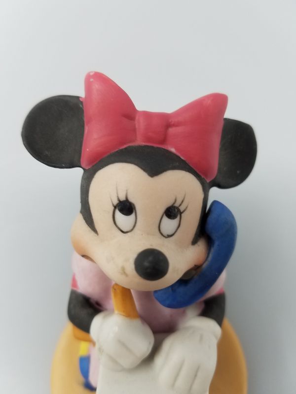 Vintage Collectible Minnie Mouse Secretary Talking on Telephone ...