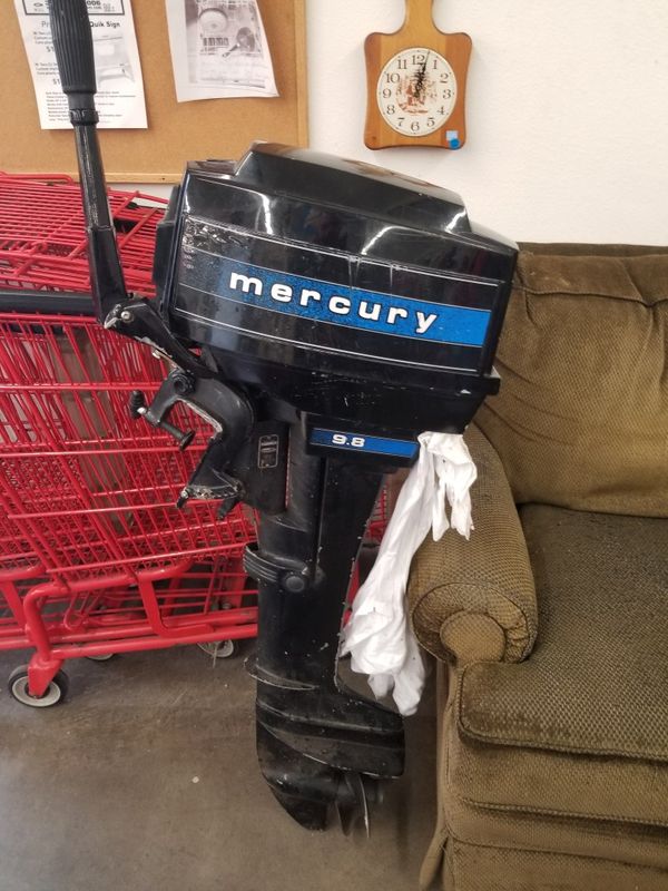 Mercury 9.8 hp outboard boat motor for Sale in Yelm, WA - OfferUp