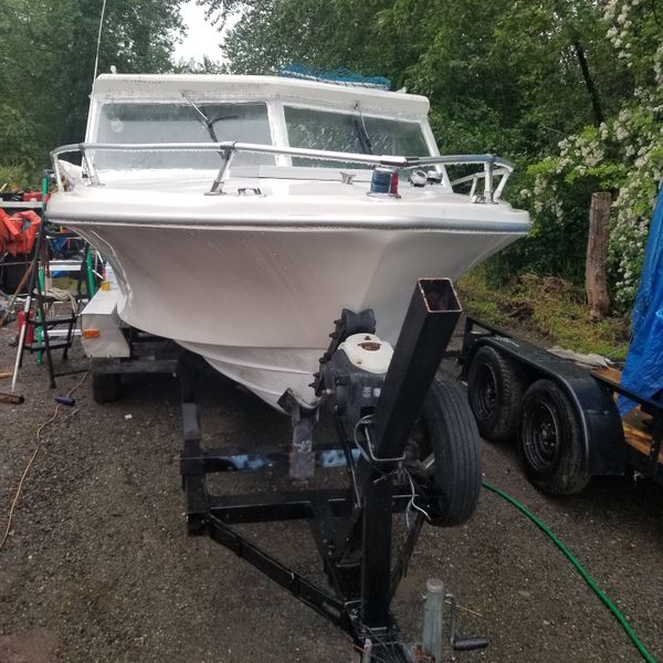 1973 21ft Fiberform Cuddy fishing boat rebuilt 250 for Sale in Tacoma ...