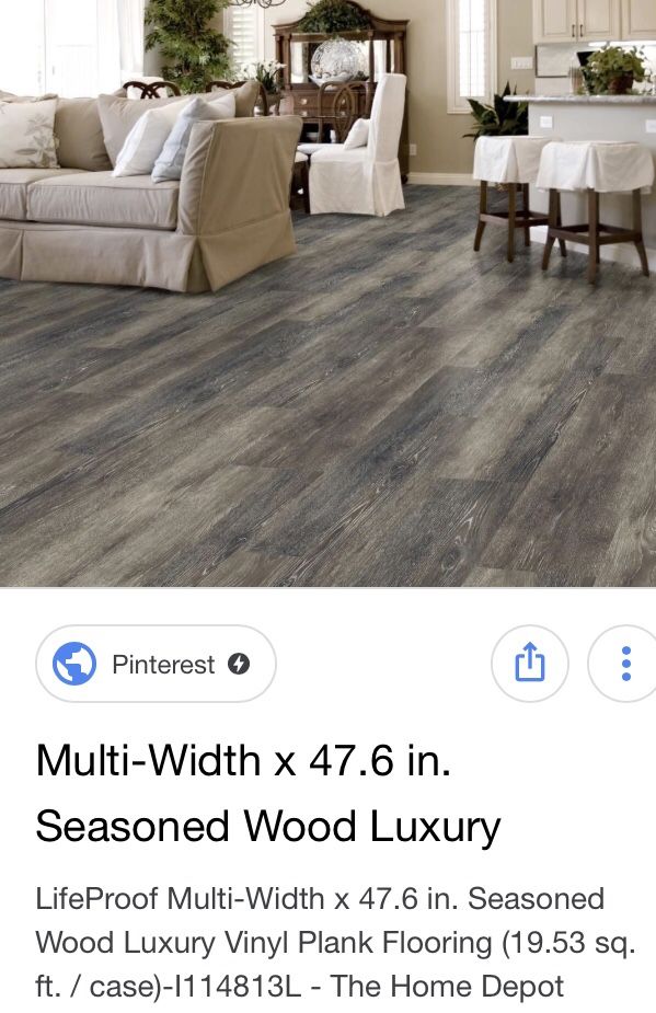 New Lifeproof Seasoned Wood Lvf Flooring Vinyl For In Chicago 30sold