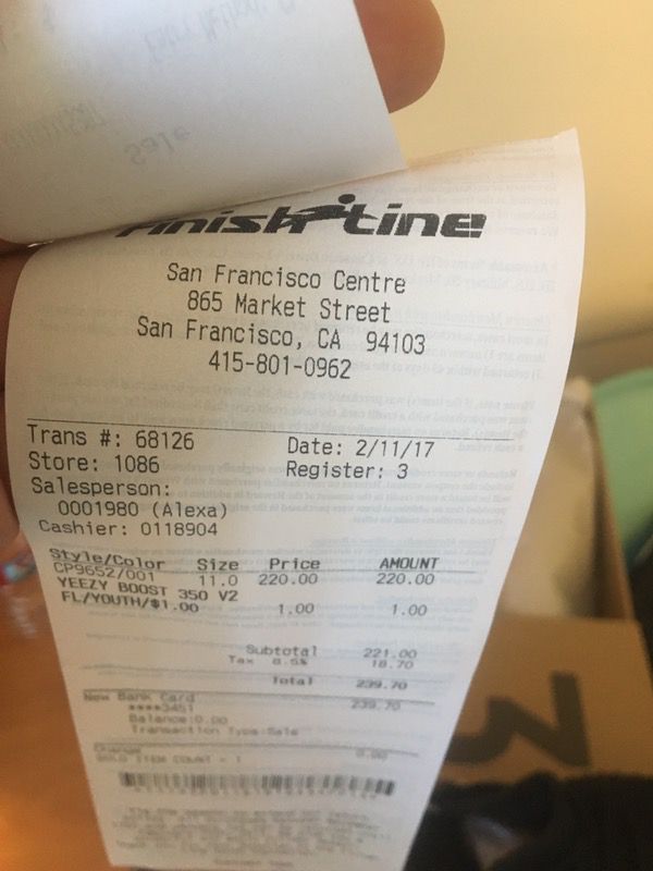 New adidas yeezy bred size 11us w/receipt for Sale in Alameda, CA - OfferUp