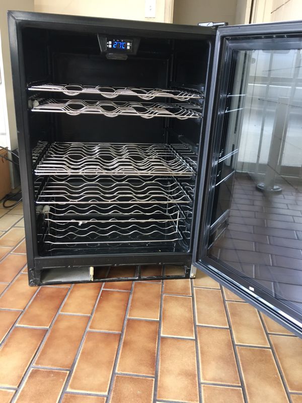 Vissani mini wine fridge. 56 bottle holder for Sale in Orange, CA OfferUp