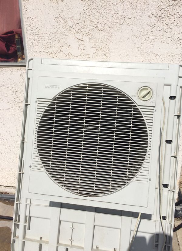 BONAIRE evaporative window cooler, new pump works as it should. AS IS NO RETURNS this is a 600.