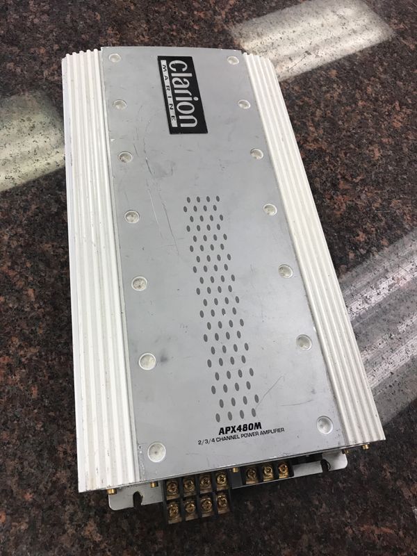 Clarion marine amp 2 channel model apx480m for Sale in Austin, TX OfferUp