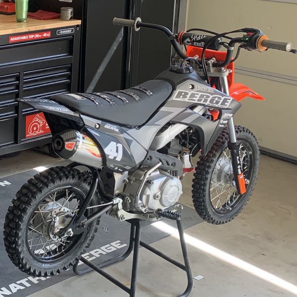 2020 crf110 black plastics