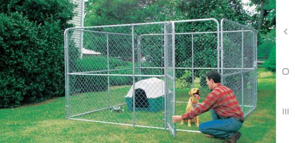 Stephens Pipe & Steel Dog Kennel, 10 ft. W x 10 ft. L x 6 ft. H for ...