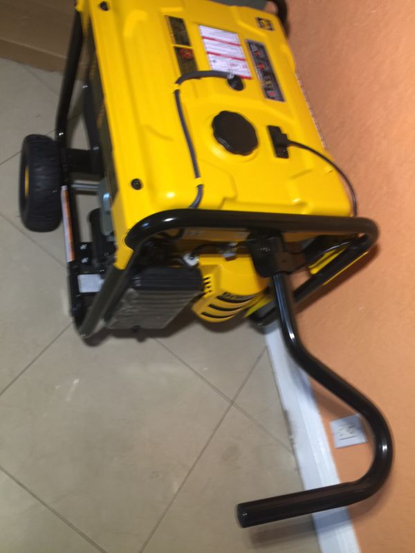 Brand new dewalt generator 8,000 watts DXGNR8000 manual and electric