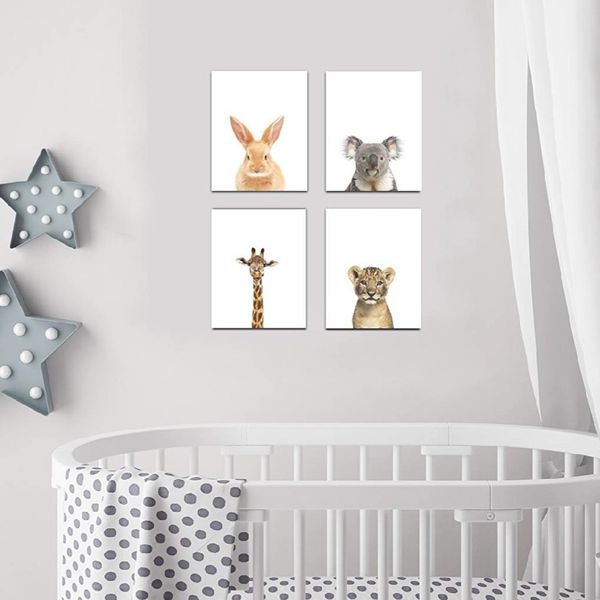 Baby Nursery Decor Wall Prints Set Of 4 Safari Baby Nursery Decor Wall Prints Set Of 4 Safari